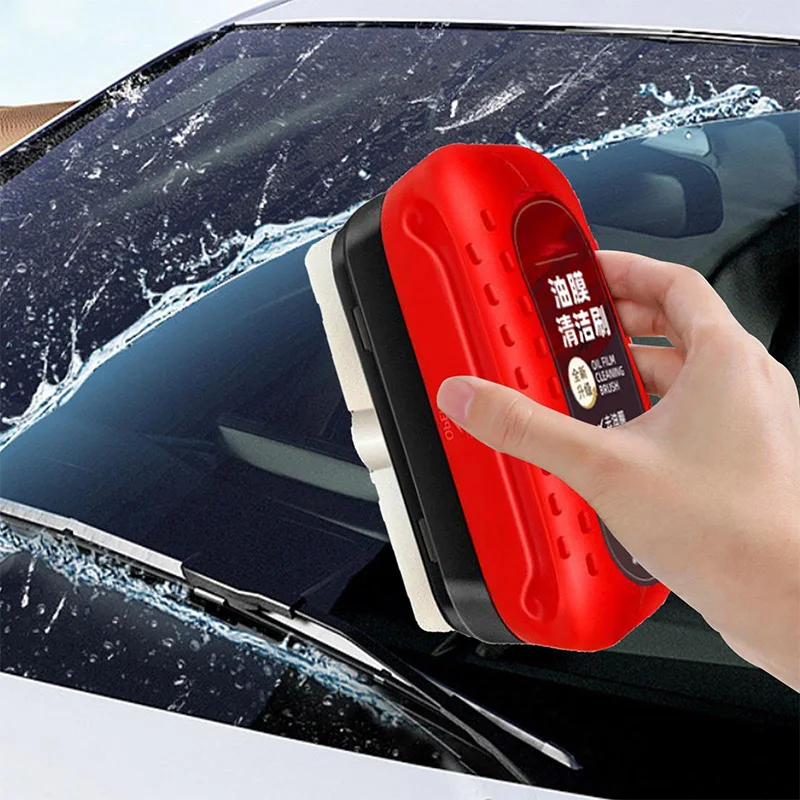 Windshield Cleaner Brush Car Glass Oil Film Cleaner Glossy Powerful Removes Dirt Accessories Cleaning Board Automotive Wash screen cleaner,glass cleaner