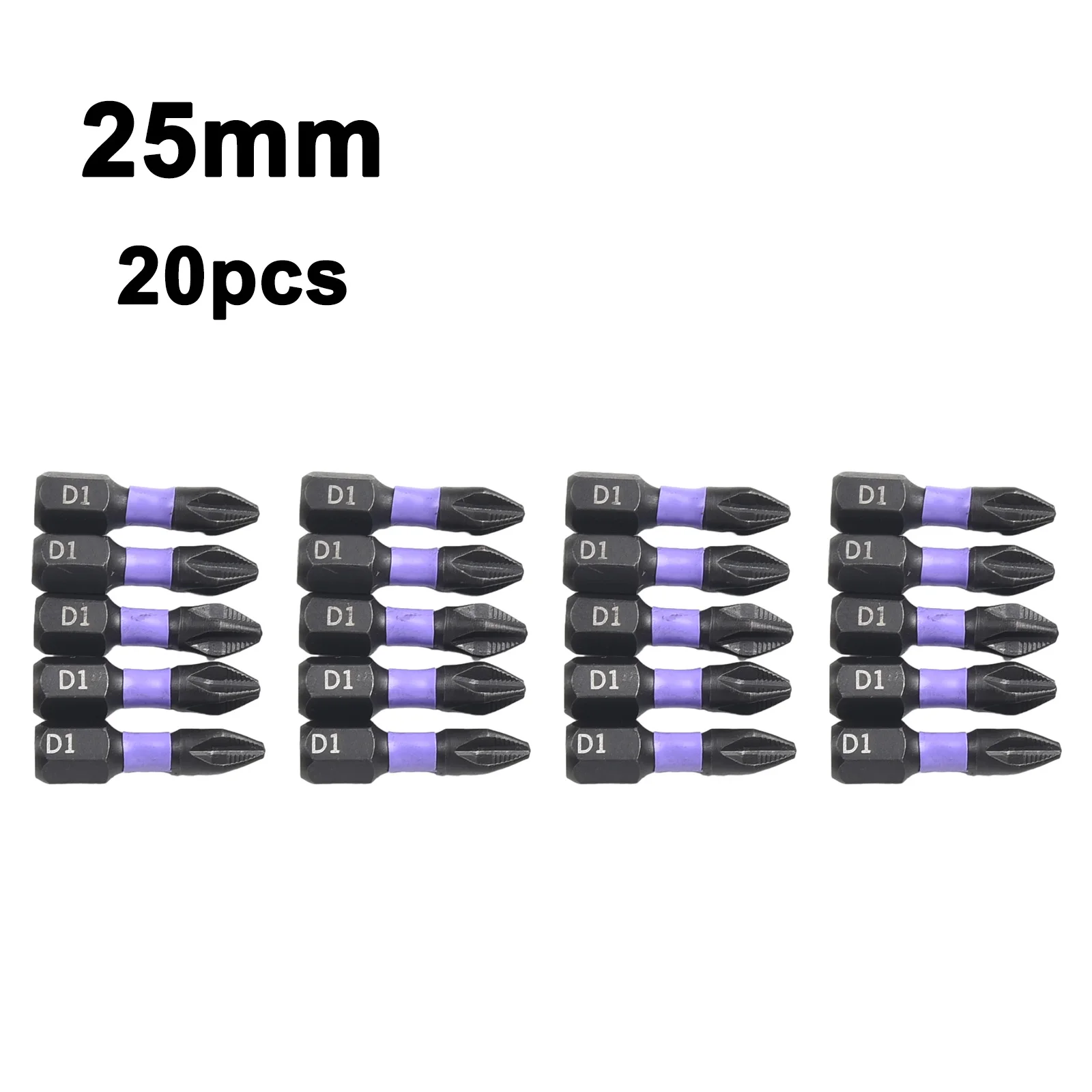 

Hand Tools Nutdrivers Drill Bit Batch Head Screwdriver Hardness Impact Non-slip Black Head Cross Magnetic Batch