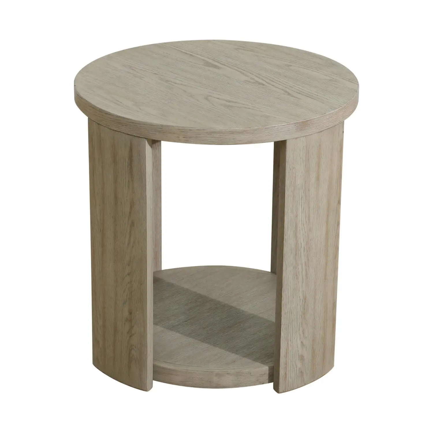 Walnut MDF and Oak Living Room Side Table - Modern Design, Sturdy Construction 2