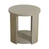 Walnut MDF and Oak Living Room Side Table - Modern Design, Sturdy Construction 2