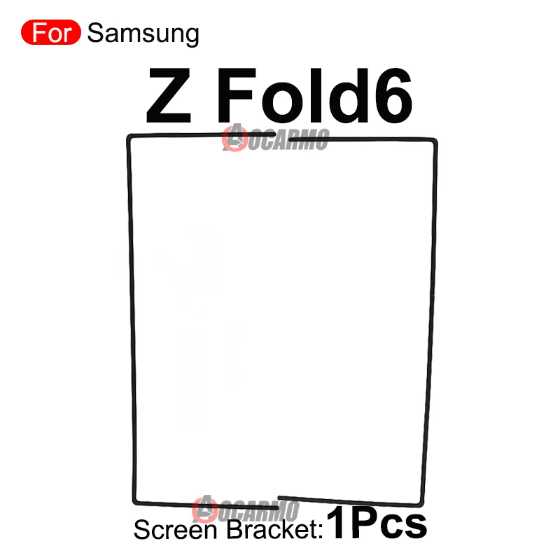 Front Screen Stand Middle Bezel Frame LCD Bracket Plastic Hoder for Samsung Galaxy Z Flip 5 Fold 2 3 4 5 6 7