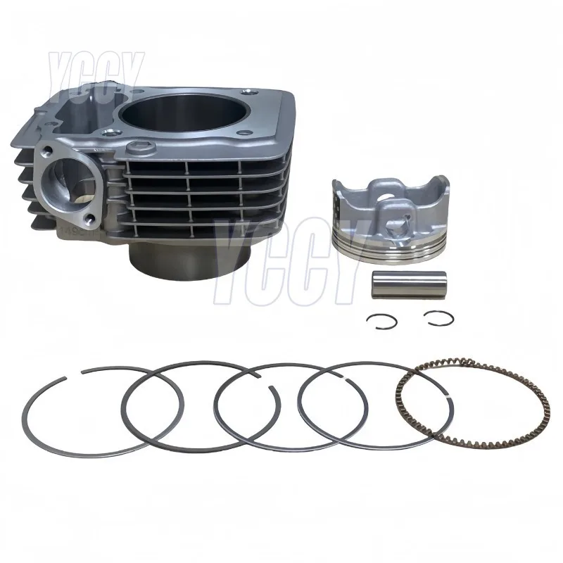 YCCY 오토바이 70MM 알루미늄 피스톤 실린더 키트 (혼다 SDH150 CBX150 WH150 CBF 150 XR150 XR 150 CBF150 CRF150F KTT 150 용)