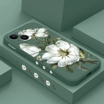 Custodia per telefono con fiori selvatici per iPhone 16 15 14 13 12 11 Pro Max Mini X XR XS 8 7 Plus 6 6S Plus Cover 1