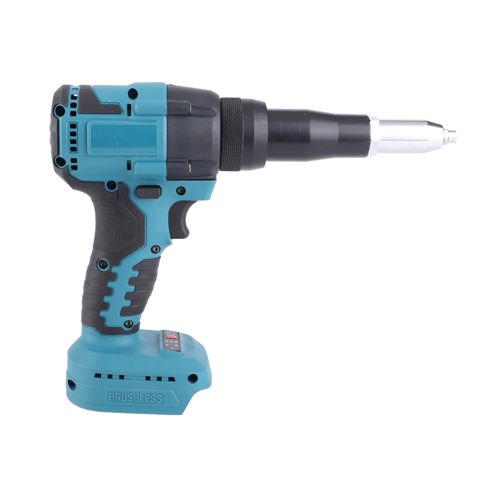 18V Blue Cordless Brushless Electric Rivet Gun LED Automatic Rivet Nut Hand Tool for BL1815 Battery 3.2‑4.8mm