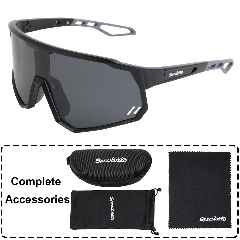 Unisex Photochromic Sports Sunglasses for Outdoor Activities with UV400 Protection