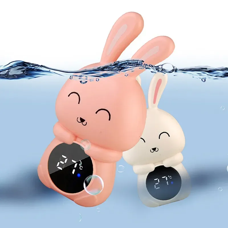 Compteur de température de bain numérique flottant pour bébé, affichage LED, testeur d'eau, dessin animé de sécurité