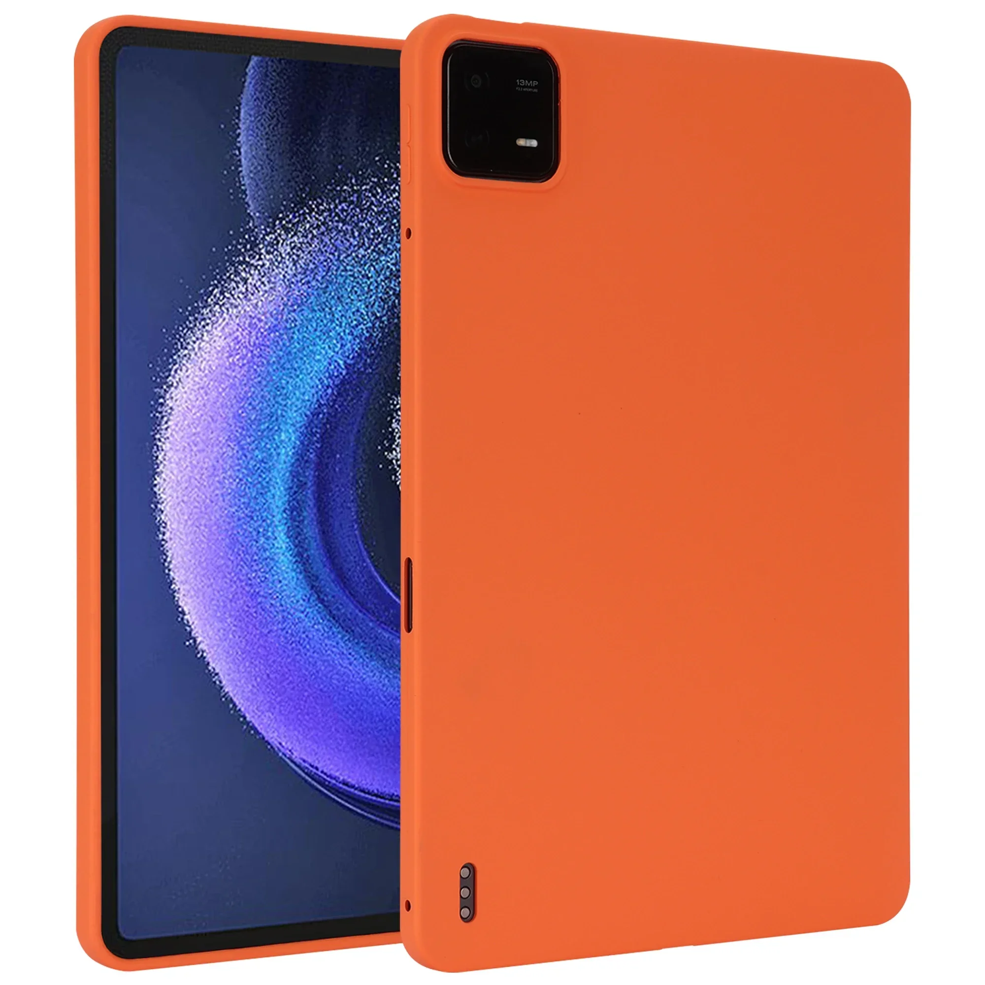 Soft Silicone Shockproof Back Cover for Tablets - Skin-Feel Design, Thin and Lightweight