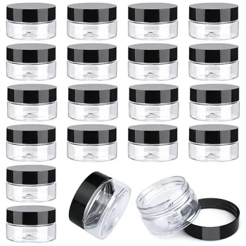 10 Gram 5/10/15/20/30/50Pcs Sample Jars Cosmetic Acrylic Pots Leak Proof Mini Storage Bottle Empty Containers Creams Make-Up 1