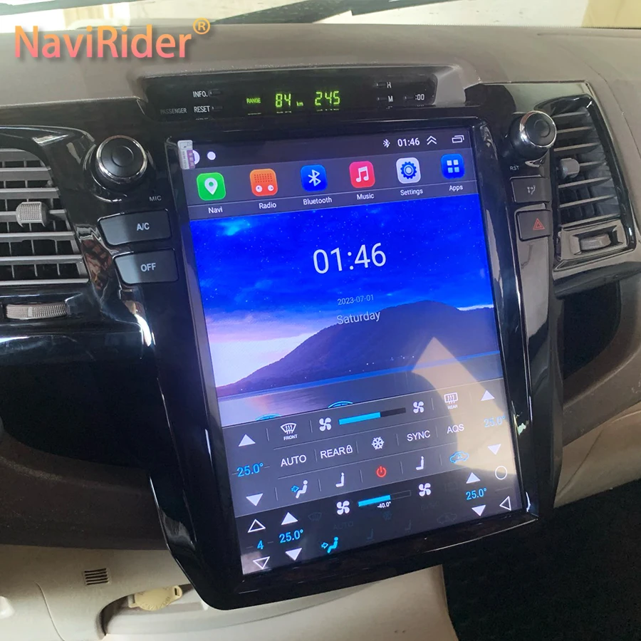 256G Tesla Hamis színben tüntet fel számára TOYOTA fortuner HILUX SW4 revo 2005-2014 android Rádióadó autó Multimédia Játszadozó GPS Kormánymű android automat