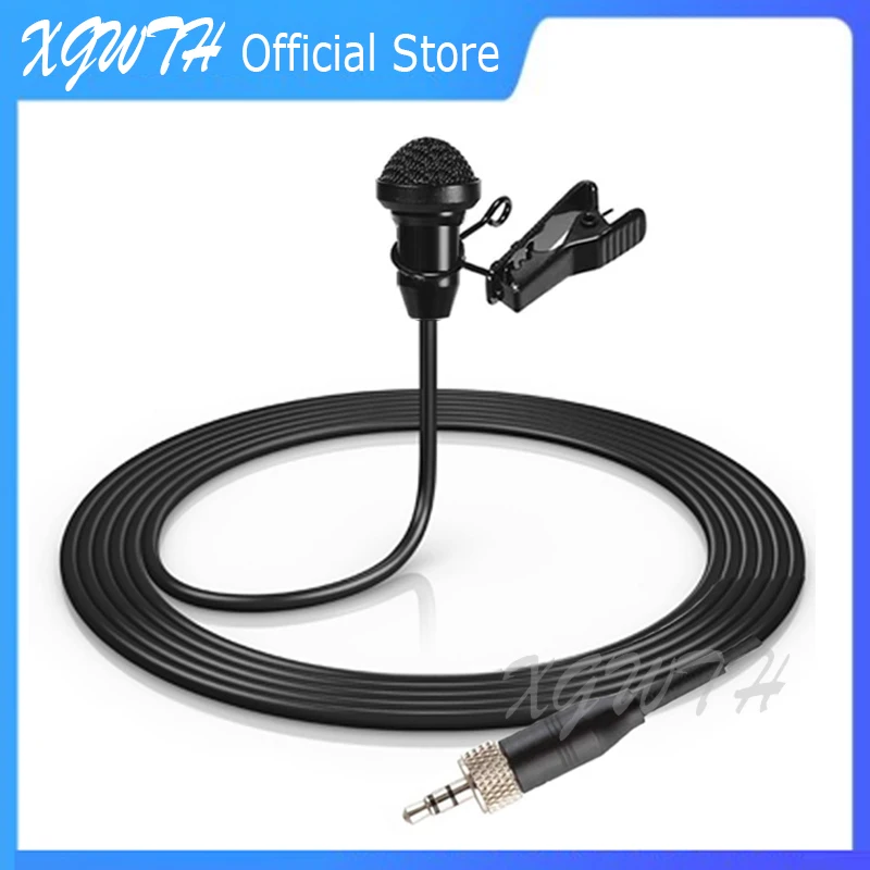 Microfone de Lapela Me2 Preto para Sennheiser g3 g4 Me2-ii Mke2 Clip-on Microfone sem Fio Sistema de Microfone Condensador Omnidirecional