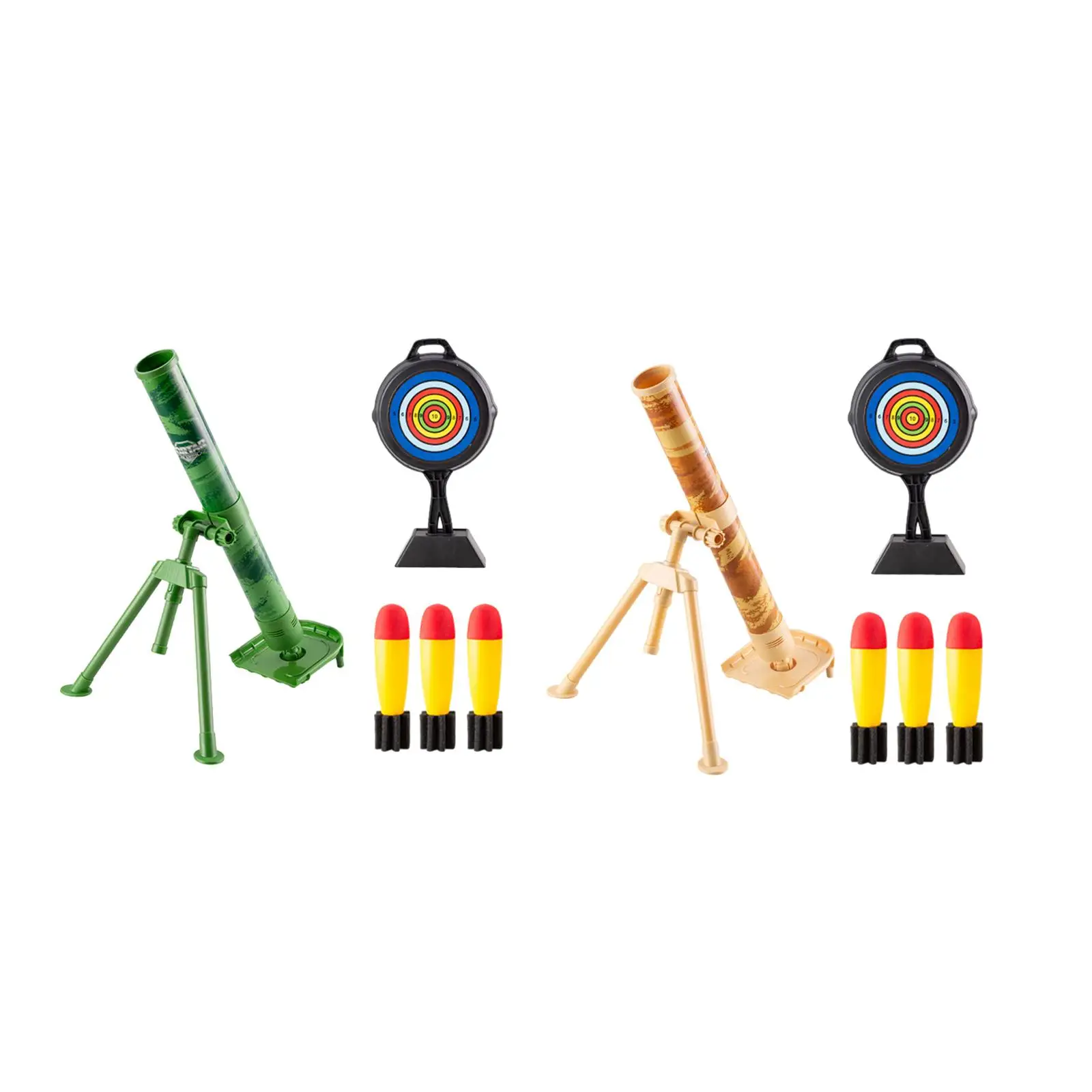 Mortar Launcher Toy Set Interactive Games Launch Set for Kid Festival Gifts 4