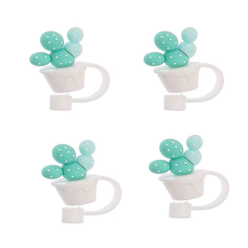 6Pcs Straw Cover Cap for Stanley Cup, 10mm Cute Flower Cloud Shape