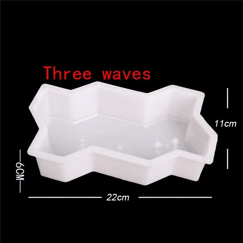 Paving Mould Floor Tile Mould Garden Pavement Mold Diy Pavement Walkway Floor Maker Moulds Tool Garden Decoration Cement