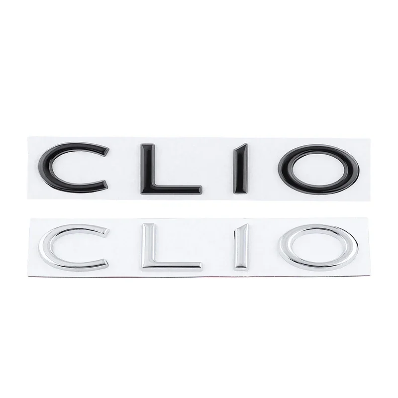 3D Metal Emblem Badge Decals Rear Trunk CLIO Labeling Is Suitable for Modified Body Pasting with CLIO Metal Tail Labels cla180 cla200 cla220 cla250 trunk rear letter emblem badge sticker 3d for cla car styling accessories