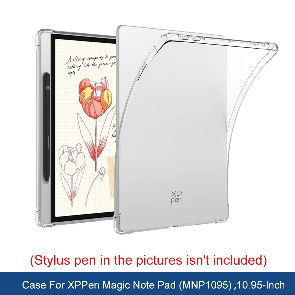 Case For XPPen Magic Note Pad 10.95 ,MNP1095,10.95"IN Smart Tablet Case Cover TPU Cover with 4 Shockproof Airbags,Anti-Yellowing
