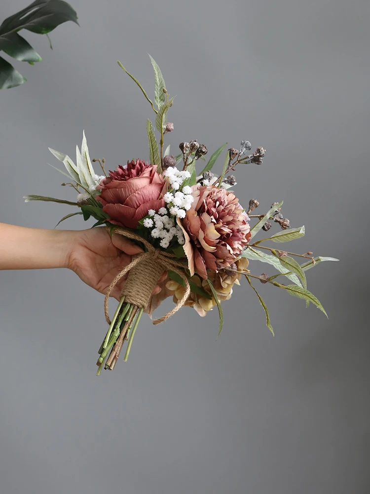 de honra acessórios mão florista bouquets de mariage