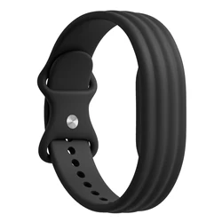 Enhanced Silicone Sport Wristband - Adjustable, Breathable, and Skin - Friendly Design (Black)
