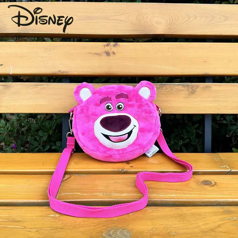 Disney's New Plush Crossbody Bag Fashionable High Quality Children's Zero Wallet Cartoon Cute Versatile Popular Girl Phone Bag