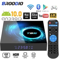 2020 T95 Smart Tv Box Android 10.0 4G 64Gb 128Gb 6K Youtube Mediaspeler 2.4G wifi Tvbox Android Set-Top 2Gb 16Gb Set Top Box