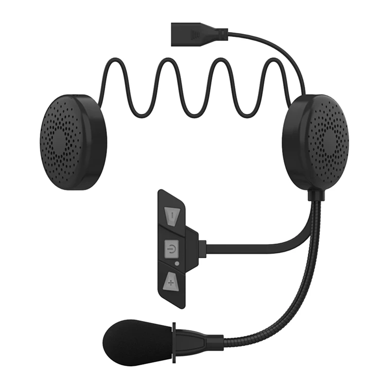 

1 компл. Bluetooth 5,2 стерео музыкальный проигрыватель для мотоциклетного шлема наушники с шумоподавлением наушники