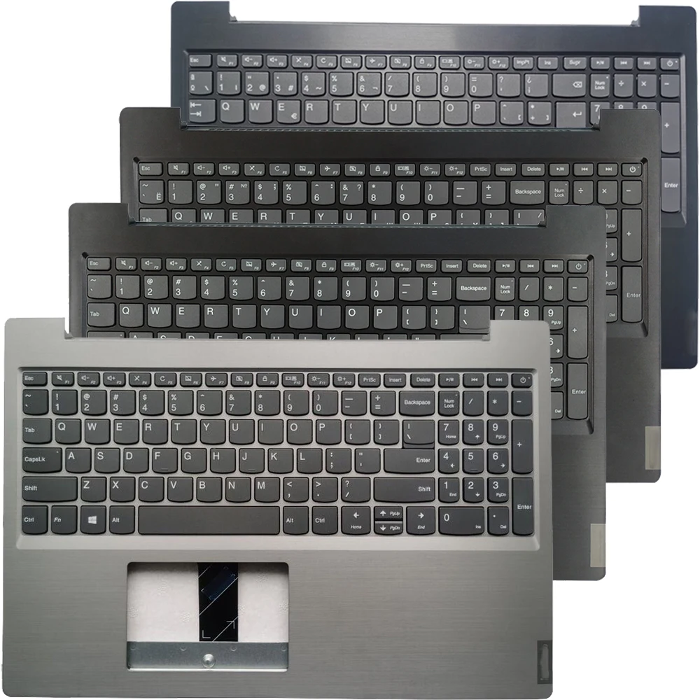 para Lenovo Ideapad L34015 L340-15iwl L340-15api Eua Teclado com Palmrest Capa Superior Novo Case