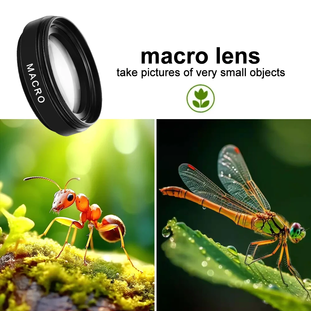 2 in 1 Camera Lens Detachable 0.45x Wide Angle Lens + Macro for Ourlife AC600 AC610 AC700 AC800 Digital Camera wide angle conversion lens