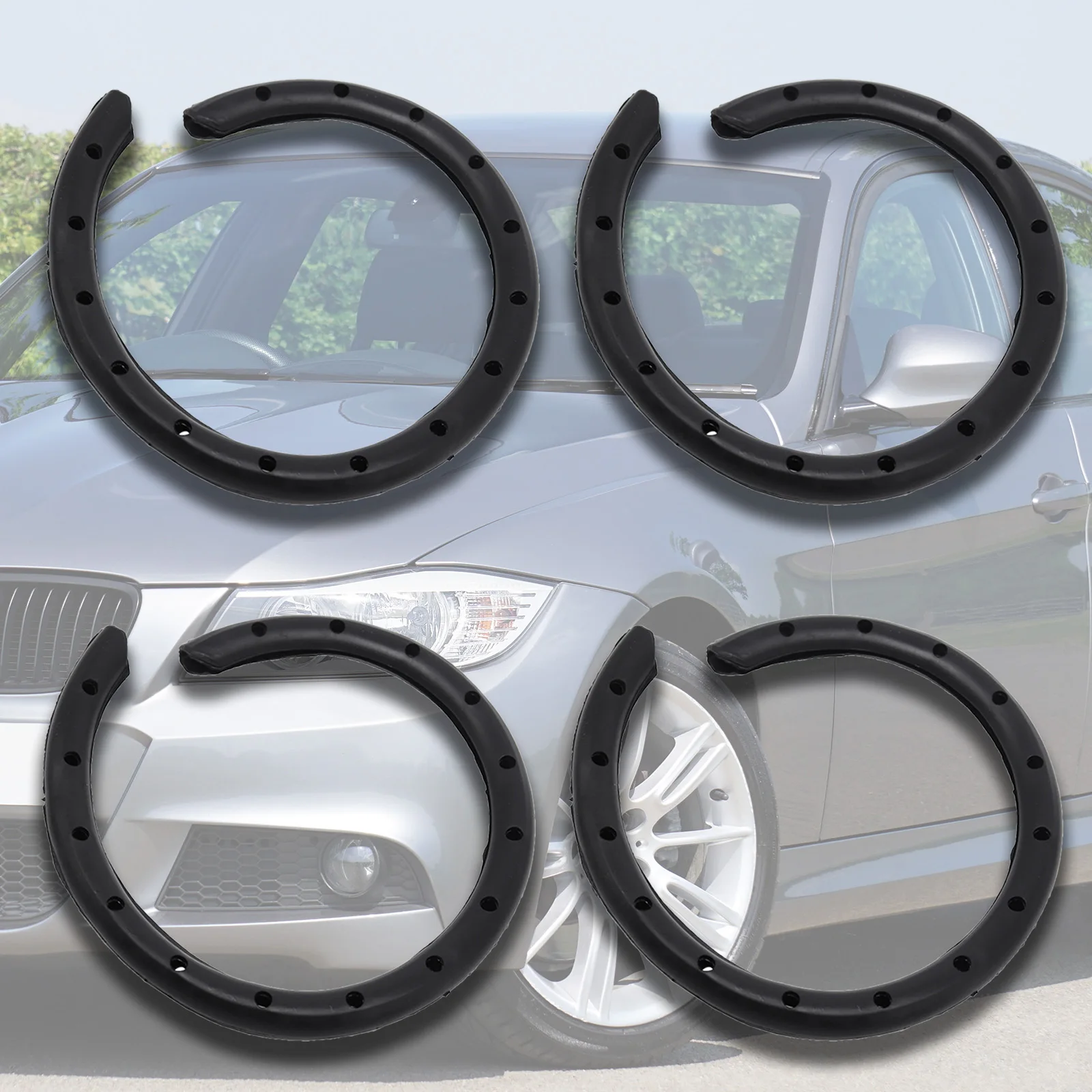 4pcsUniversalCoilSpringRubberCarTrunkCaravanTowingSpacersRear