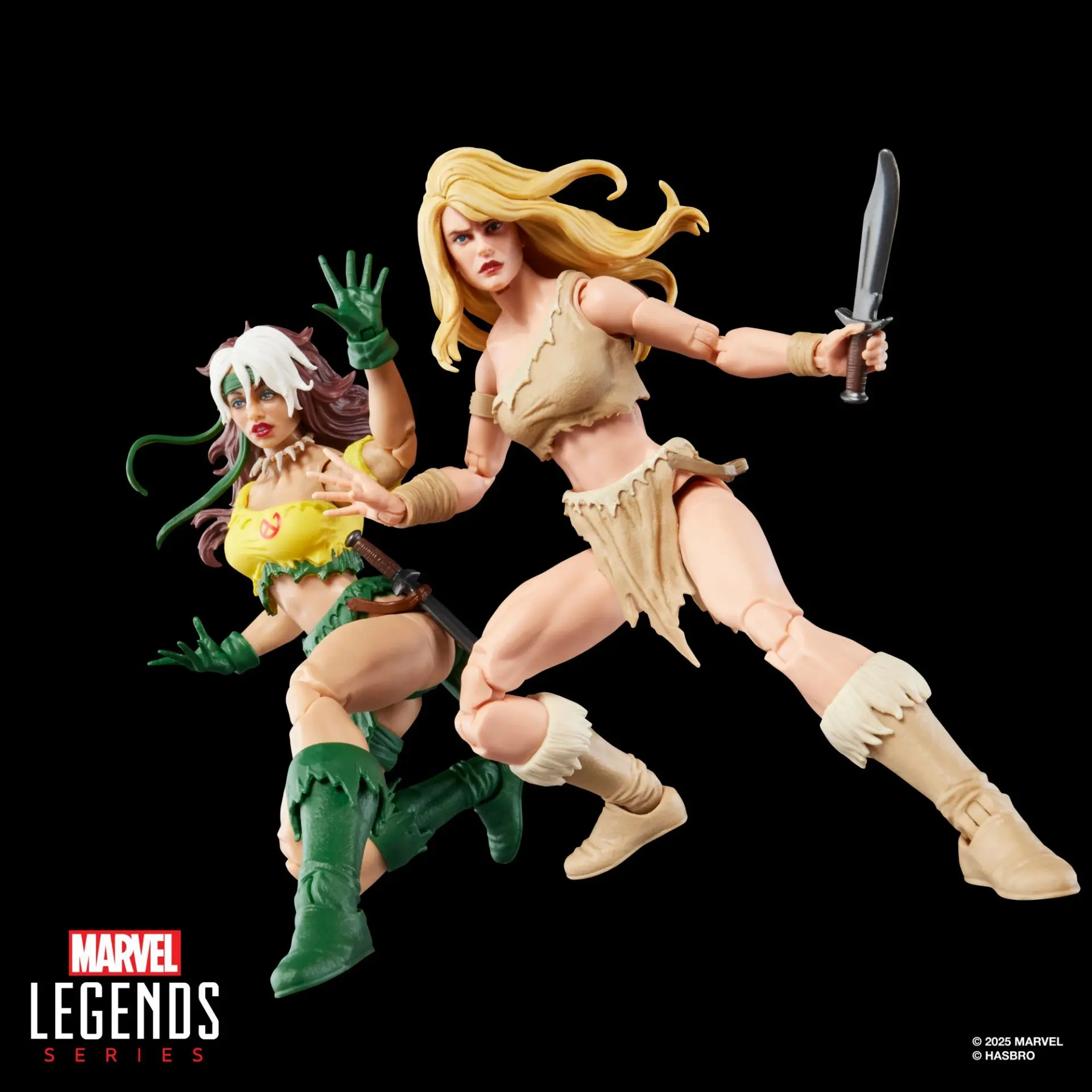 Marvel Legends Savage Land 3pack Rogue Shanna Sauron SDCC Deluxe
