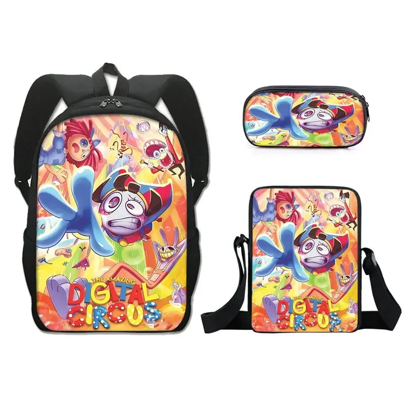 Mochila The Amazing Digital Circus Backpack For Teenagers Kids Boys Children Student School Bags Travel Shoulder Bag