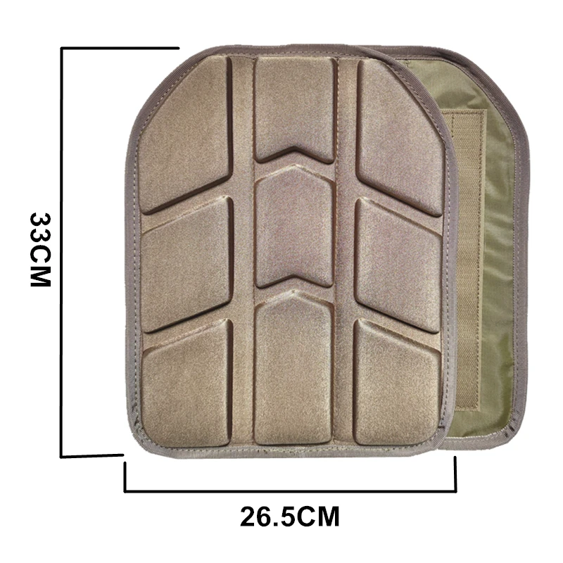 Removable Molded Tactical Vest EVA Plates Body Carrier Vest SAPI Shock Plate 2pcs for Plate Carrier Outdoor Hunting Paintball airsoft tactical vest tactical vest