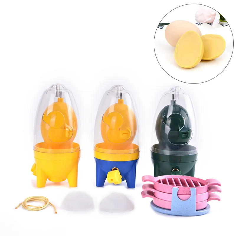 GCP Products Egg Scrambler, 50S Rotation Electric Egg Shakers Spin Mixer  Golden Egg Maker Eggs Cooking