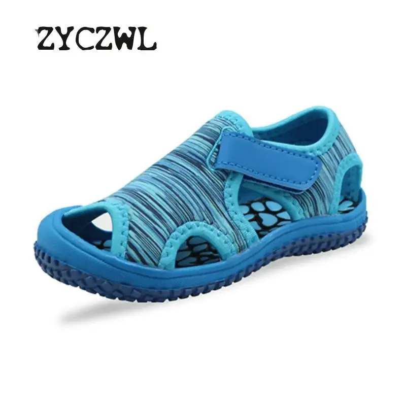 Beach Shoes, Children Sandals, Baby Shoes-Summer Baby Boys and Girls Sandals Soft Bottom Non-slip Outdoor Anti-collision