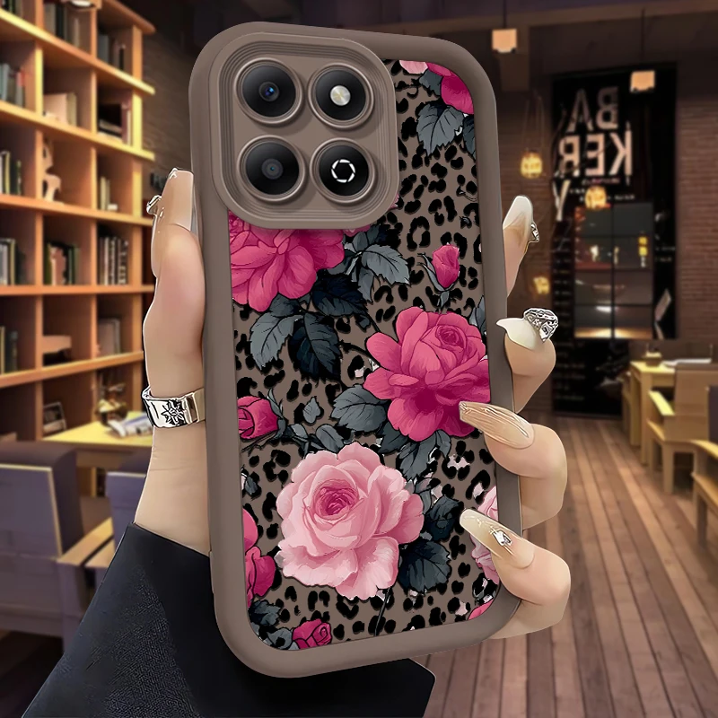 Floral Silicone Shockproof Case - Durable Protection with Stylish Design