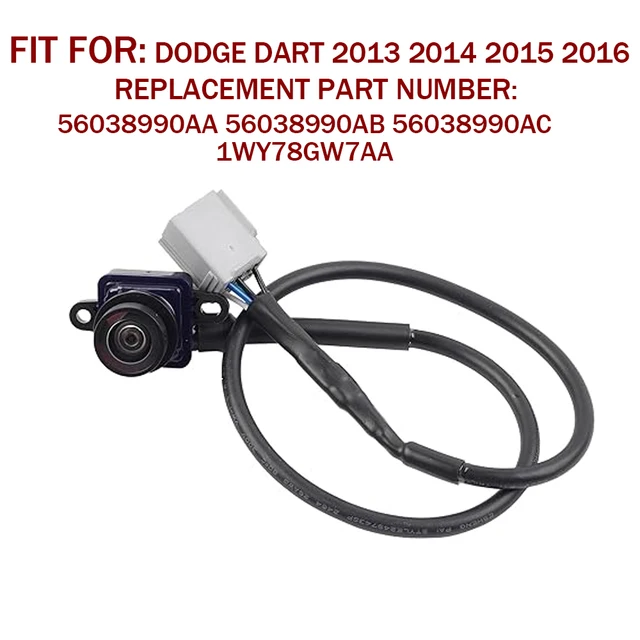 Rear View Camera For Dodge Dart 2013-2016 - Replaces 56038990AA