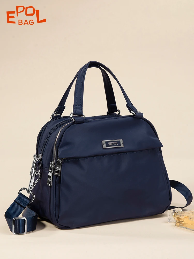 EPOL Women\'s Shoulder Bag 2023 New Shopping Large Capacity Bag Casual Fashion Oxford Cloth Handbag Canvas Messenger Bags 6026-01