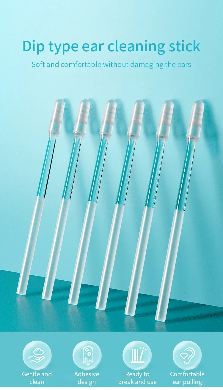hisopos de silicon adhesivos para orejas, limpiador de oídos reutilizable, herramienta de eliminación de cera de oído de silicona suave para adultos y niños » hisopos de silicon adhesivos para orejas