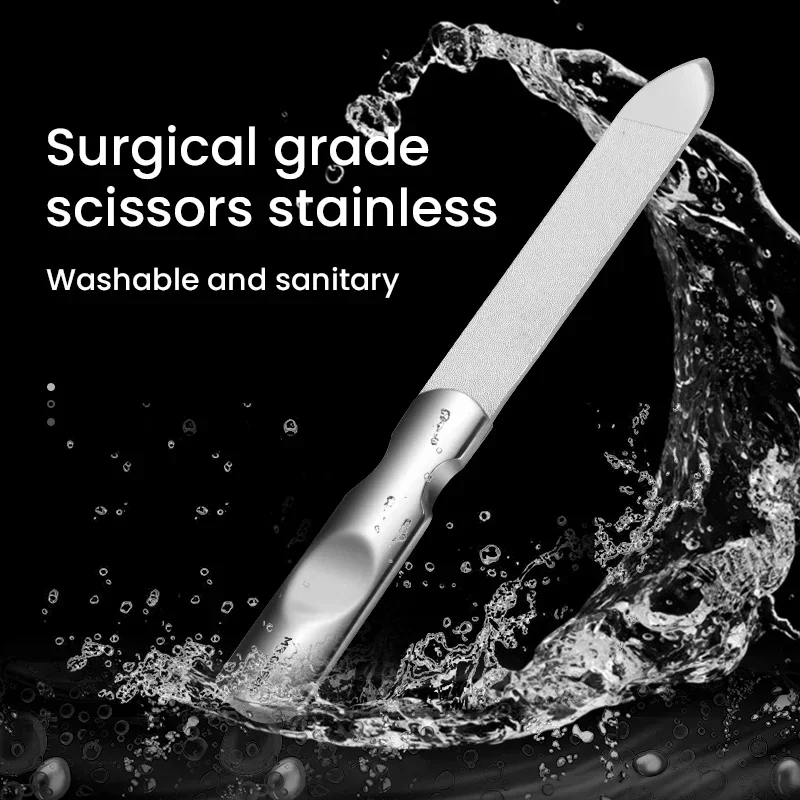 Sided Nail Files Stainless Steel Manicure Pedicure Double Grooming For Professional Finger Toe Nail Care Tools