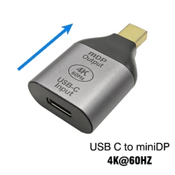8K Multi-Port USB-C to Display Adapter with HDMI, DisplayPort, Mini DisplayPort, and VGA Connectivity (F C to M miniDP 4K)