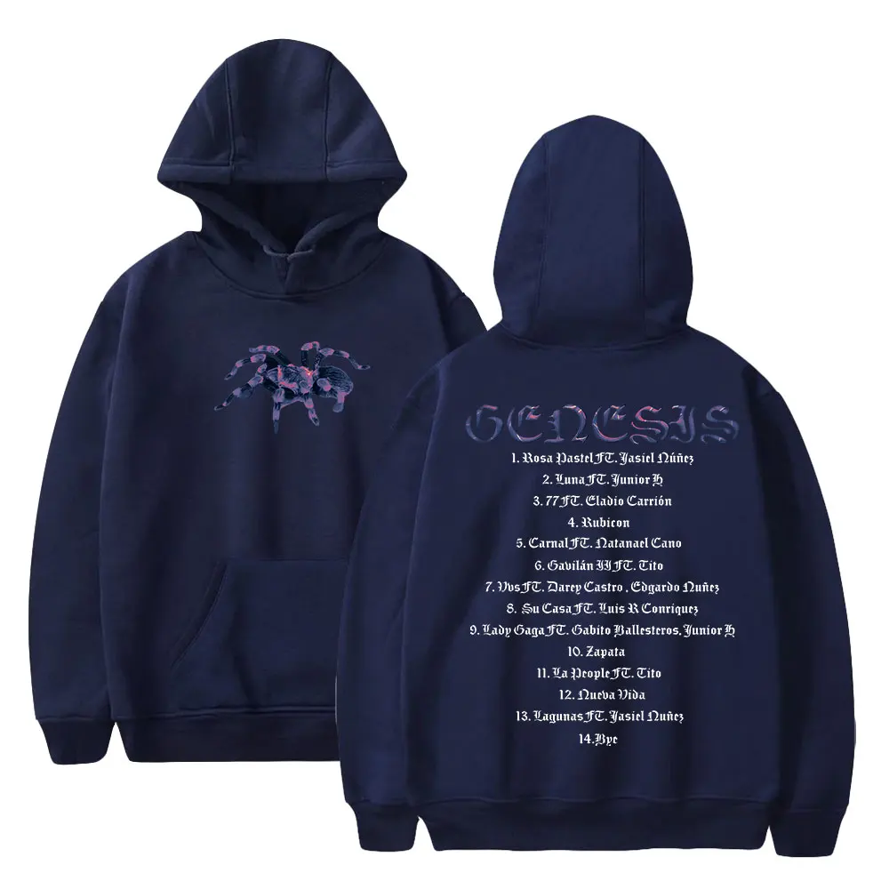 thumbnail image 1 of Sudadera con capucha de Peso Pluma, estilo hip hop, unisex, divertida, informal, con estampado de rapero GÉNESIS, 1 of 4