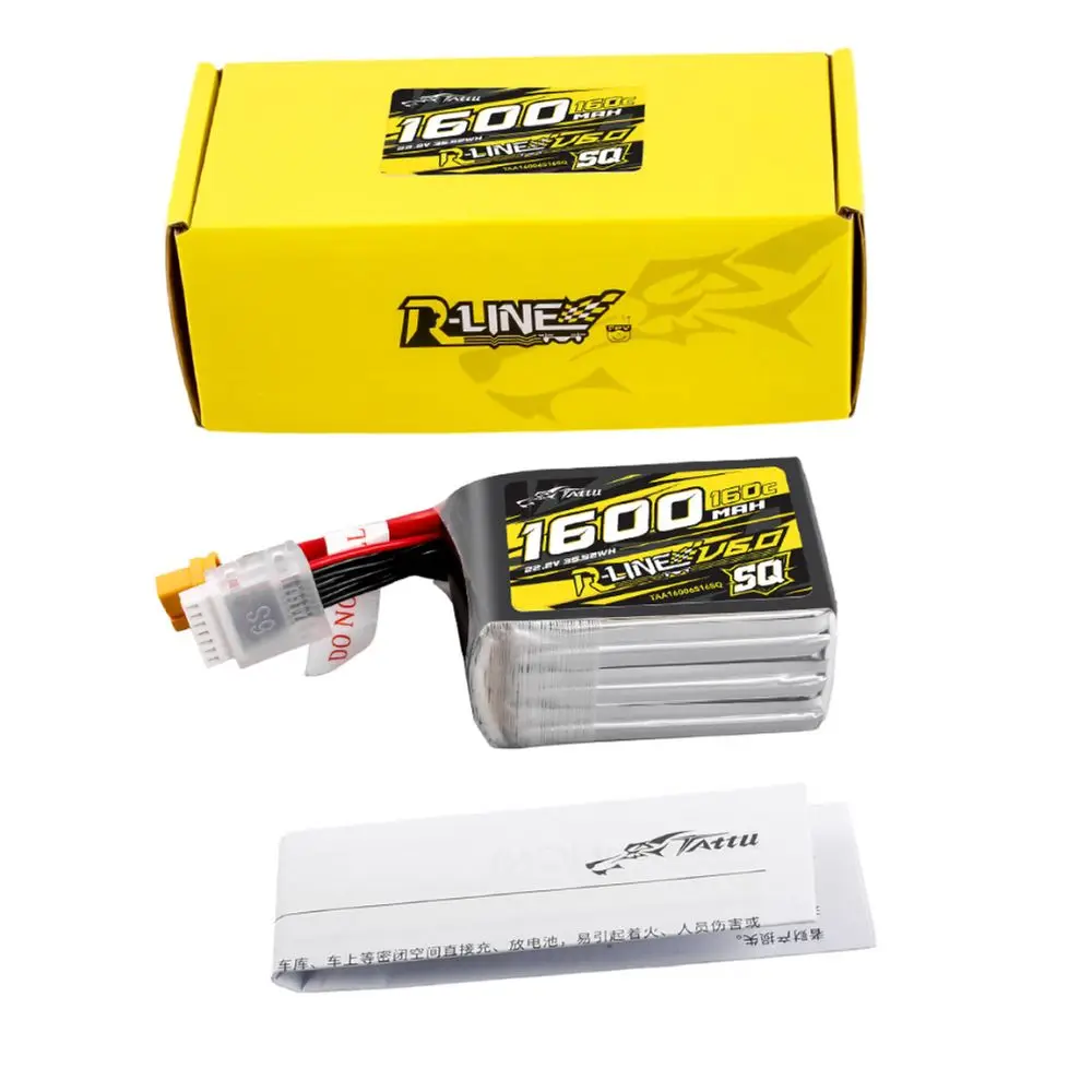 Batterie Drone Tattu 1480mAh 6S XT60U - Haute Capacité