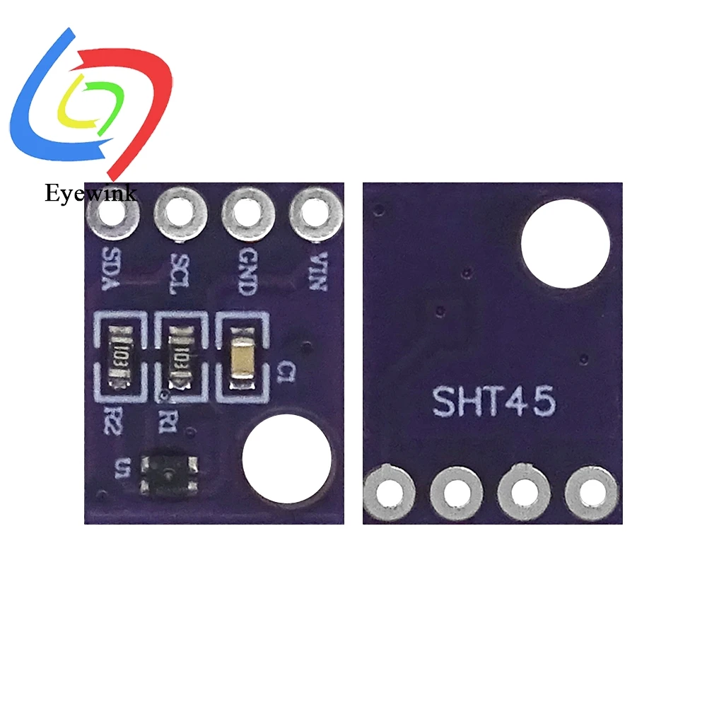SHT40 SHT41 SHT45 Digital Temperature and Humidity Sensor Module I2C Communication High Accuracy