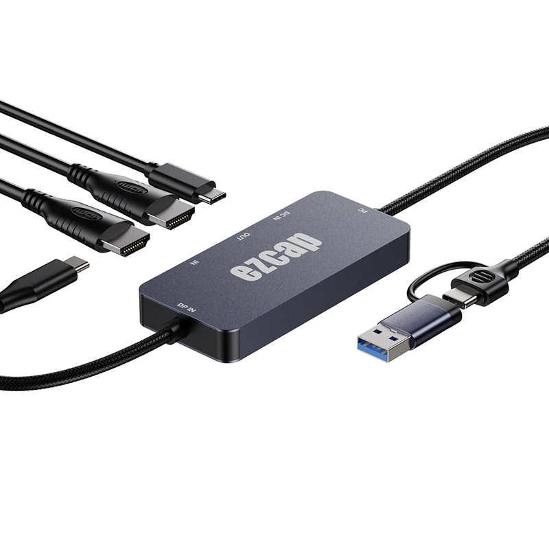 Ezcap377 Displayport DP Type C USB 3.0 HDMI 4K Video Capture Card