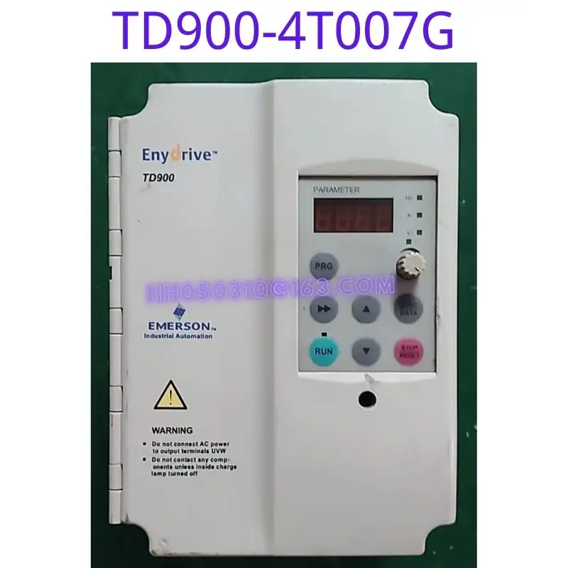 

Used frequency converter TD900-4T007G 0.75kw 380V with intact function