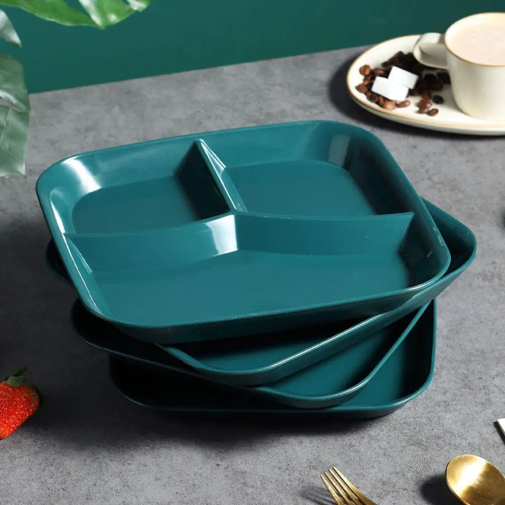 1Pc Diet Portion Control Tray For Portioned Eating PP Dinner Plate For Portion Control Diet Portion Control Plate 5