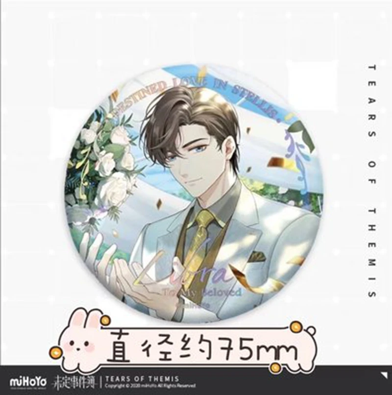 

miHoYo Game Tears of Themis Series Badge Bar Artem Anime Pendant Decoration Cosplay Fashion Accessories Gifts