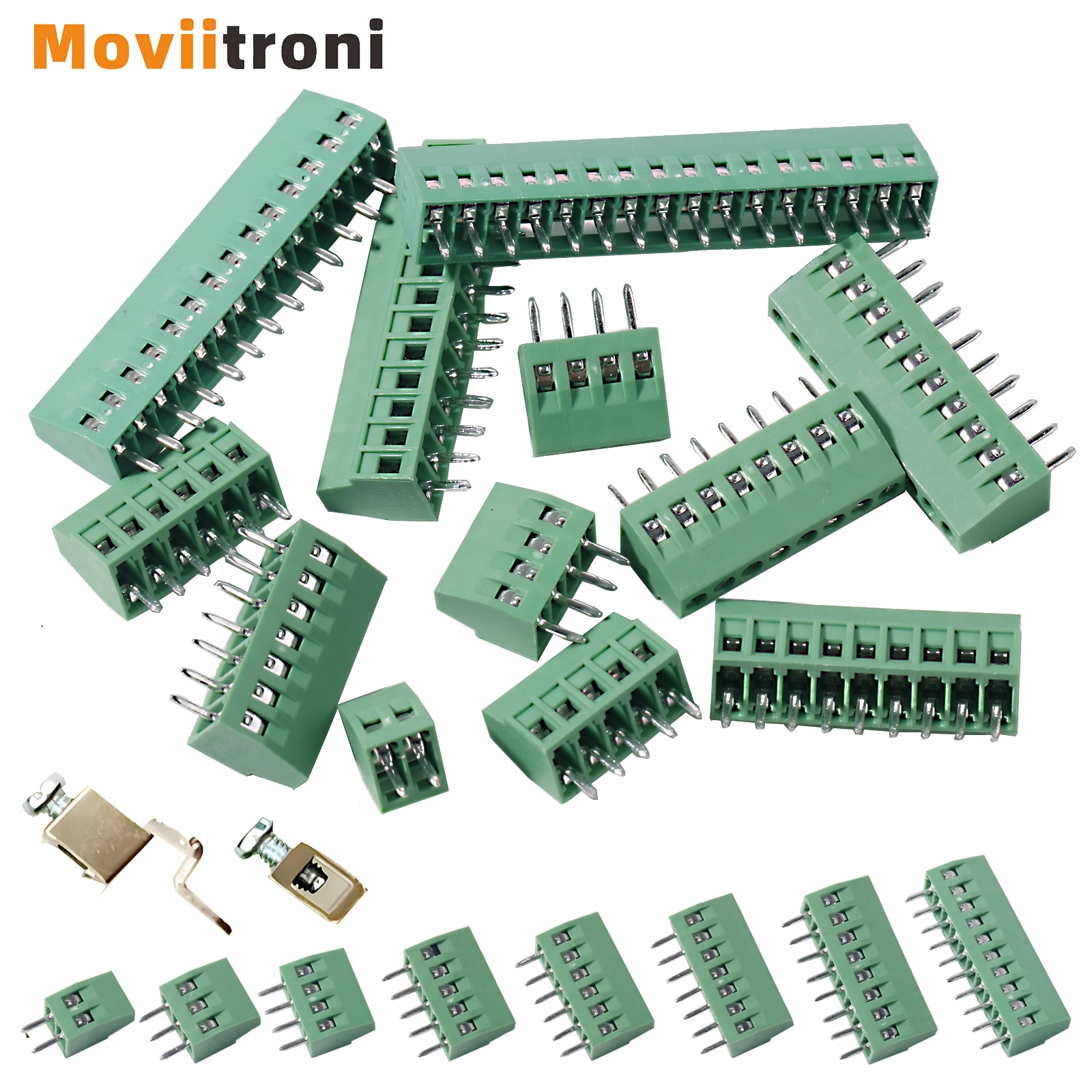 PCB Screw Terminal Block Connector Kit 2P-16P
