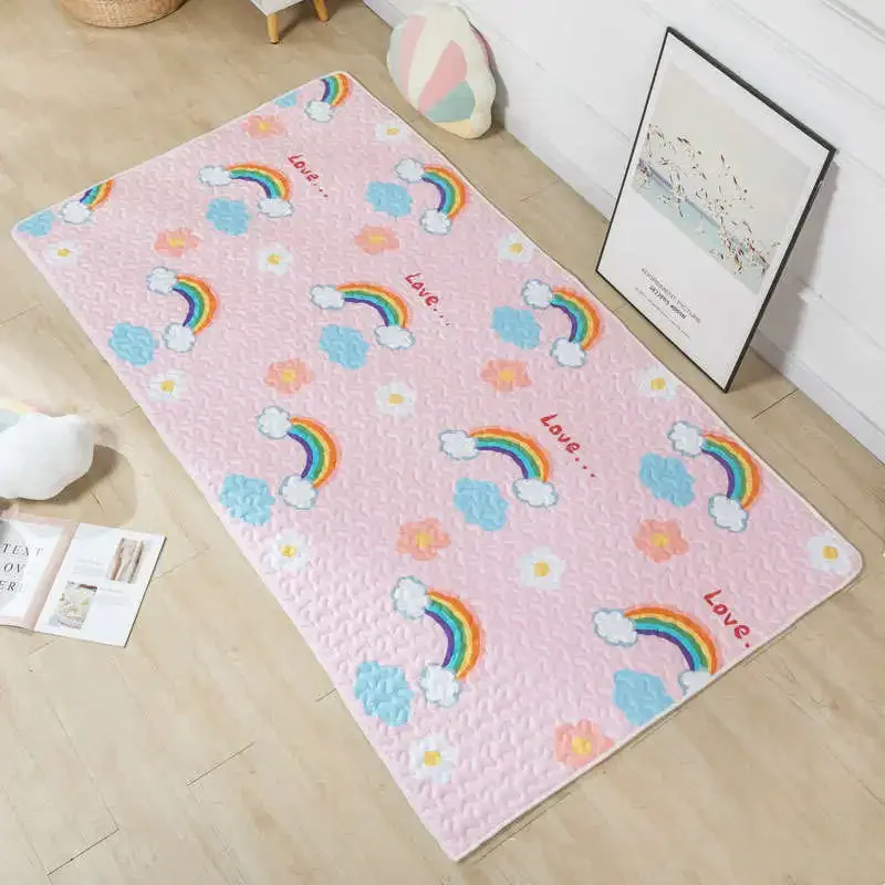 

Cute Cartoon Bedroom Bedside Carpet Large Area Children Room Rugs Baby Crawling Floor Mat