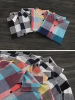 Women's Plaid Cotton Shirt Chic Women Blouse Elegant and Youth Women's Blouses New In External Clothes Korean Style - Image 6