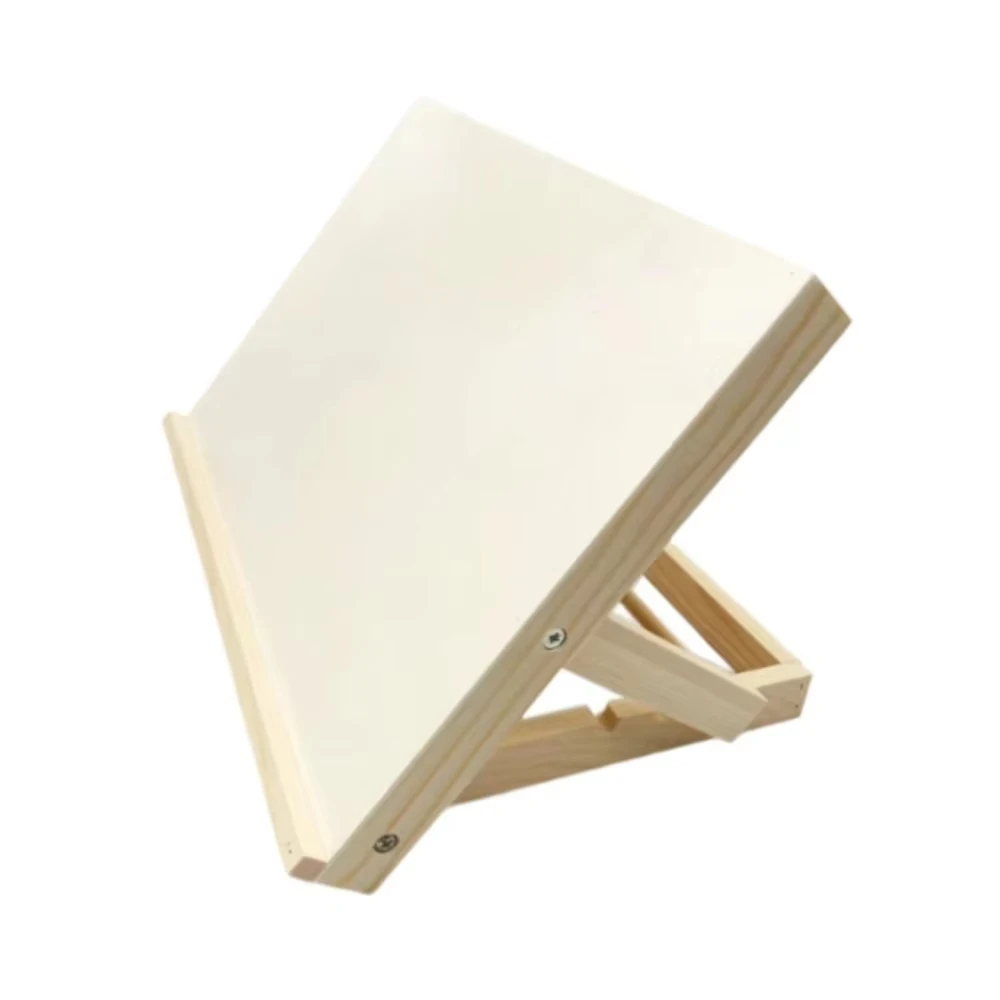 Cavalletto da Tavolo Pieghevole Leggero Portatile in Legno per Disegno, Forniture Artistiche, Tavola Regolabile per Schizzi e Pittura per Studenti e Artisti - immagine 6