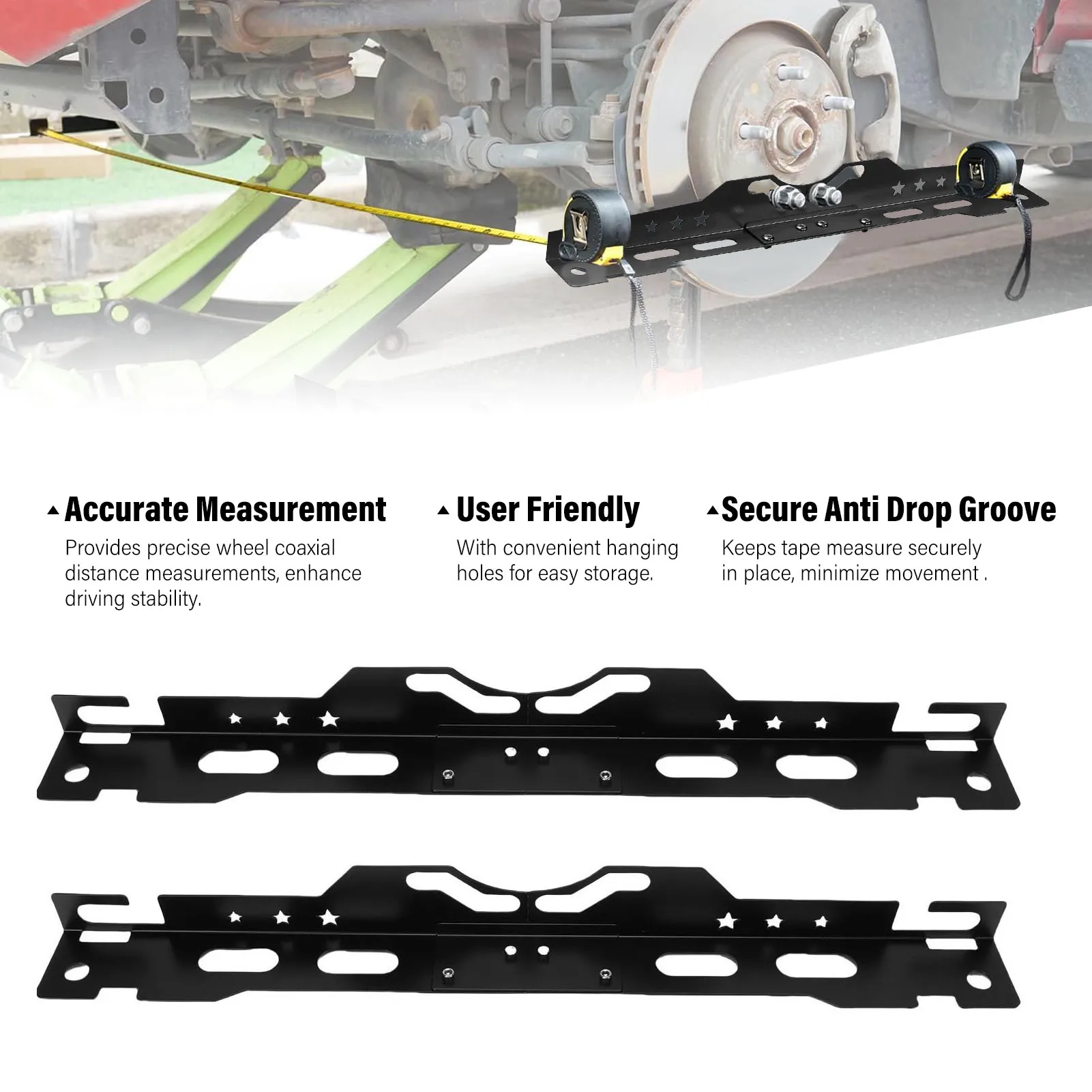 Automotive Wheel Toe Alignment Tool Wheel Alignment Tool Plate Accurate Measurement User Friendly Wide Compatibility for Sedan